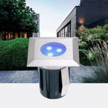  - Atria LED modrá 0,5W, 12V, IP68 zápustné pojezdové svítidlo, Garden Lights