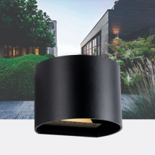  - Goura černá, zahradní nástěnné svítidlo, LED 2 x 3W, 12V, teplá bílá, Garden Lights