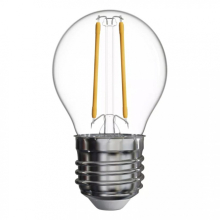  - LED žárovka Filament Mini Globe 2W E27 teplá bílá, Emos