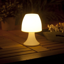  - Mushroom SMOOZ, LED lampička na baterie, teplá bílá