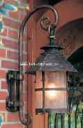 WL 3003 - Venkovní nástěnná lampa - sklo antik V/Š/H od zdi 730/300/430 mm, cena na vyžádání