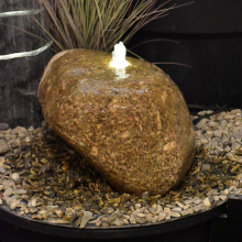  - Přírodní vrtaný kámen ve tvaru valounu pro zahradní fontánu