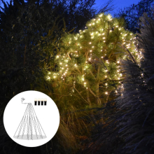  - Venkovní vánoční LED osvětlení na strom, jednoduchá instalace, Star Trading